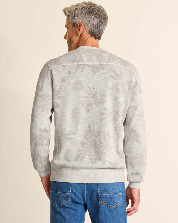 Tommy Bahama Bay Blooms Crew | Feather Stone - Caswell's Fine Menswear