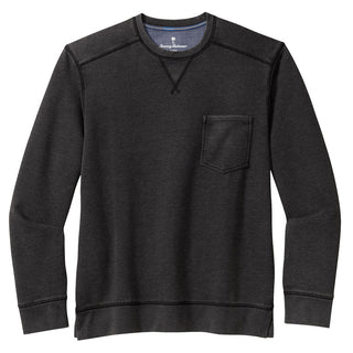 Tommy Bahama Long Sleeve Cascade Fade Crew | Black