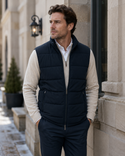 Bugatti Knit Vest | Navy