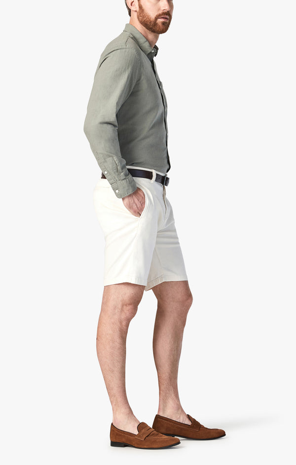 34 HERITAGE Arizona Shorts In Coconut Milk Touch - Caswell's Fine Menswear