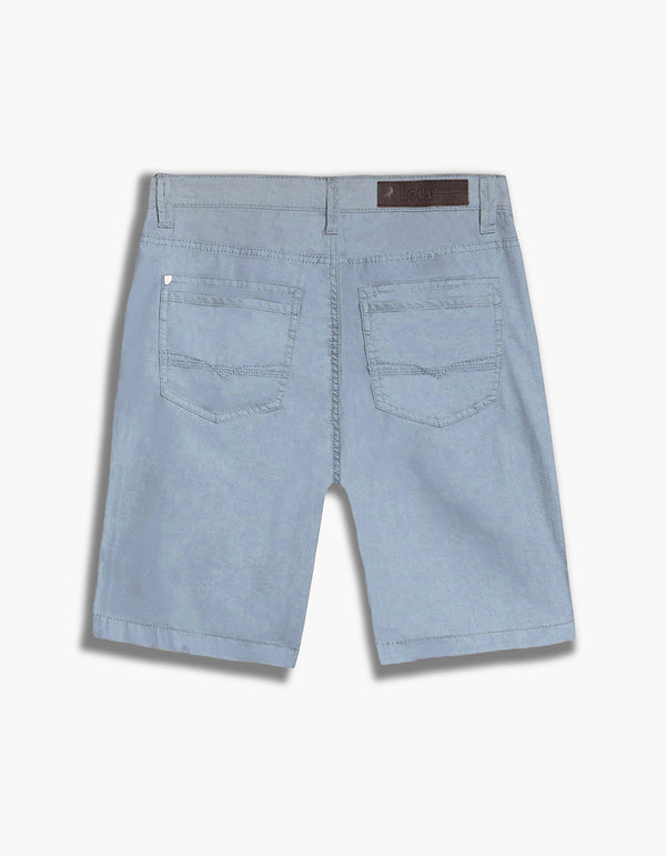 Dennis 5 Pocket Short, Ice Blue - Caswell's Fine Menswear