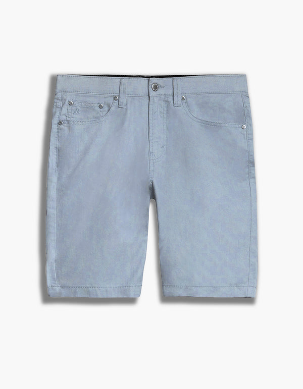 Dennis 5 Pocket Short, Ice Blue - Caswell's Fine Menswear