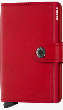 SECRID MINIWALLET ORIGINAL RED - Caswell's Fine Menswear