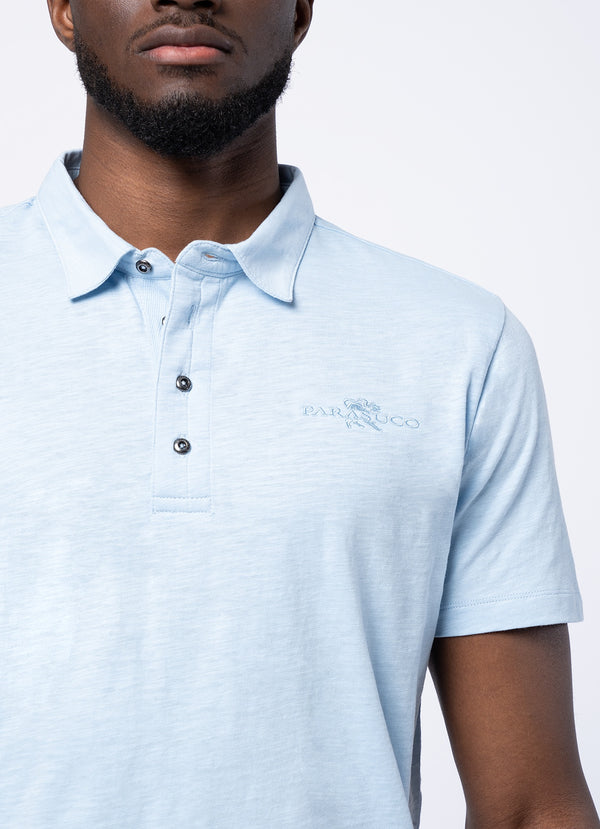 Polo Shirt, Sky Blue - Caswell's Fine Menswear