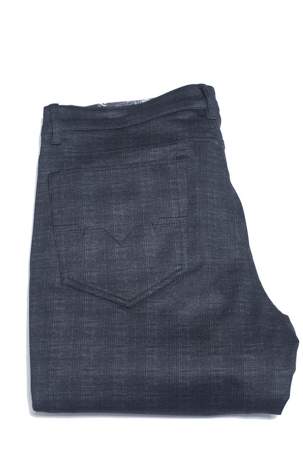 AU NOIR LUXURY PANT STRETCH DUNLOP IN CHARCOAL - Caswell's Fine Menswear