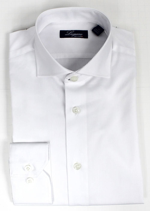 Dress Shirt Slim Fit, Ecru | Caswell's Fine Menswear