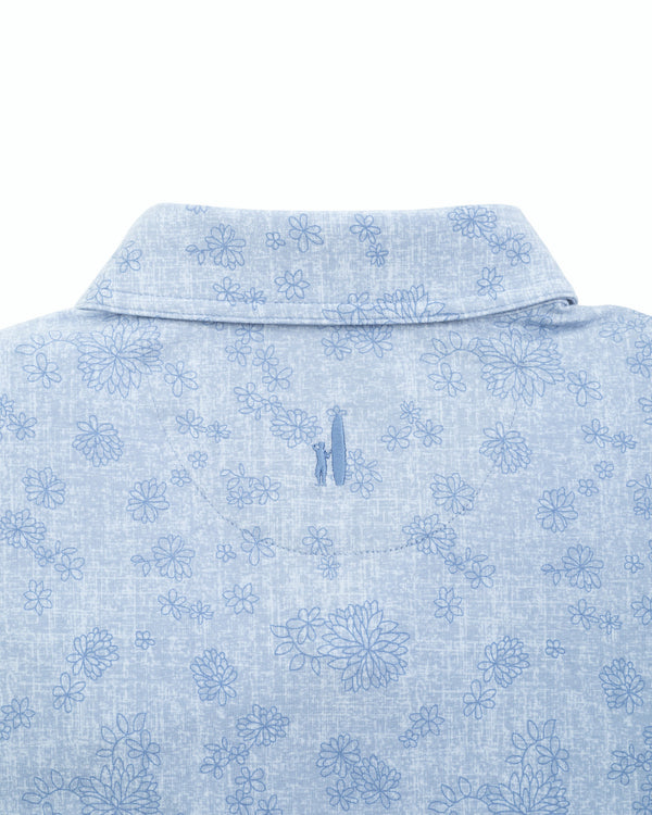 Lindley Polo, Chambray - Caswell's Fine Menswear