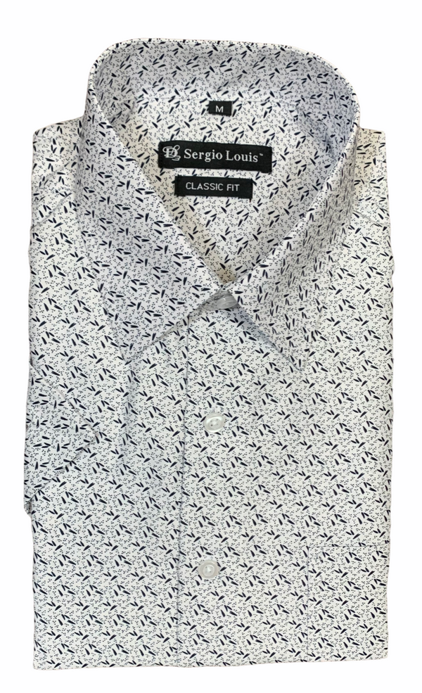 SERGIO LOUIS MICROFIBER SHIRT SHORT SLEEVE - Caswell's Fine Menswear