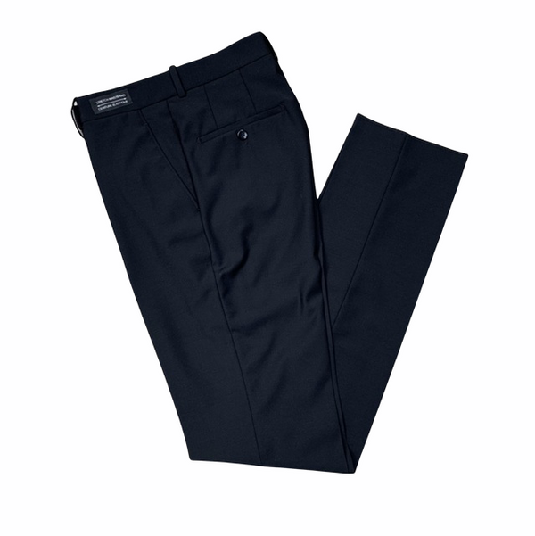 GALA DRESS PANT PLAIN FRONT BLACK - Caswell's Fine Menswear
