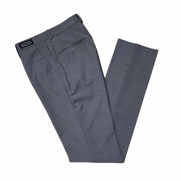GALA DRESS PANT PLAIN FRONT GREY - Caswell's Fine Menswear
