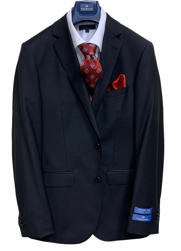 Classic Fit Suit Separate in Black - Caswell's Fine Menswear