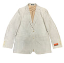 Linen Blazer/Suit Separate, Natural - Caswell's Fine Menswear