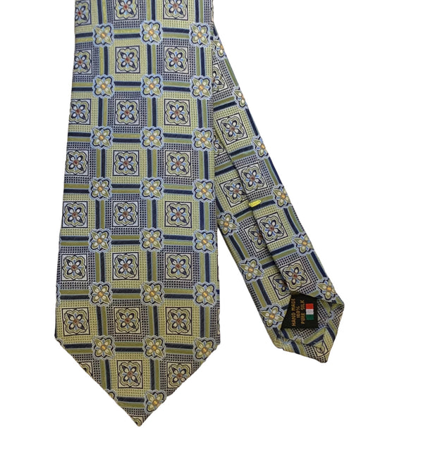 Tie, Green/Blue - Caswell's Fine Menswear