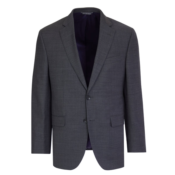 Suit Separate Jacket Check New York SP3023, Grey - Caswell's Fine Menswear