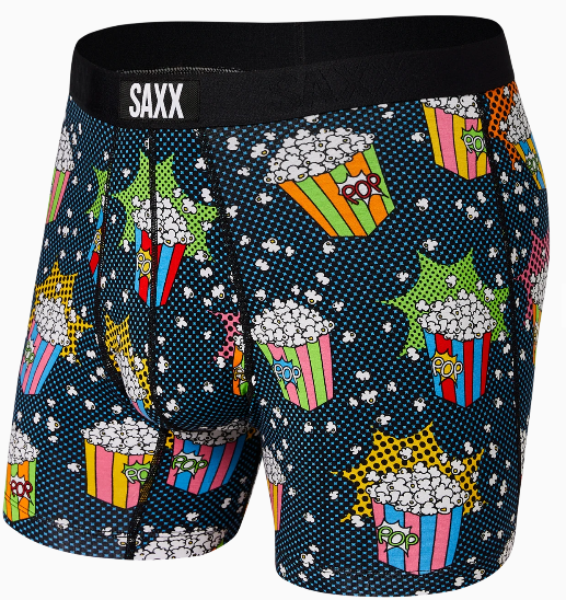 SAXX BOXER BRIEF VIBE MULTI POP ART POPCORN - Caswell's Fine Menswear