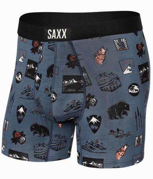 SAXX Vibe  Boxer Brief / Wild Spirit- Twilight - Caswell's Fine Menswear