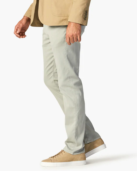 34 HERITAGE Cool Tapered Leg Pants In Limestone Soft Touch - Caswell's Fine Menswear