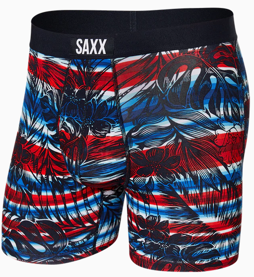 SAXX BOXER Ultra Super Soft  Boxer Brief / Havana Cabana- Dark Ink - Caswell's Fine Menswear