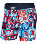SAXX Vibe Super Soft  Boxer Brief / Peace Y'All- Multi - Caswell's Fine Menswear