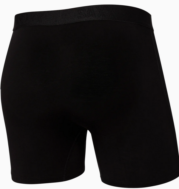 SAXX Ultra  Super Soft  Boxer Brief / Black/Black - Caswell's Fine Menswear
