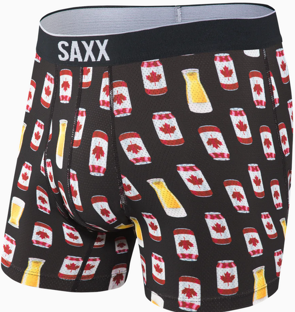 SAXX Volt  Breathable Mesh  Boxer Brief / Canadian Lager - Caswell's Fine Menswear