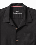 Tropic Isles Silk Camp Shirt, Black - Caswell's Fine Menswear
