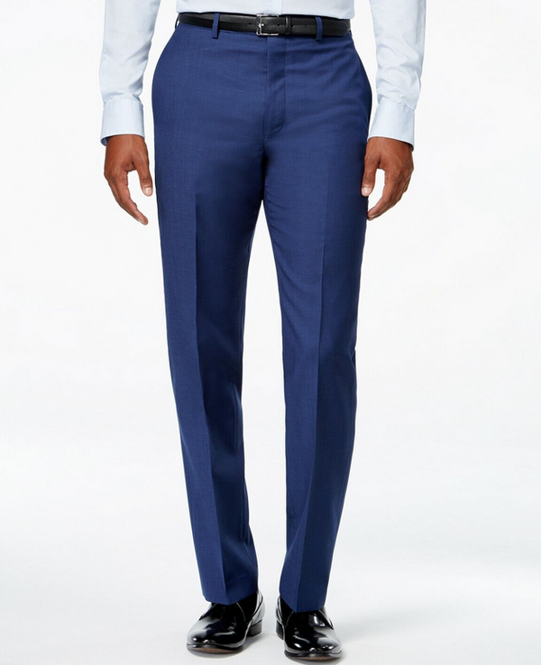 Dress Pant, Blue - Caswell's Fine Menswear