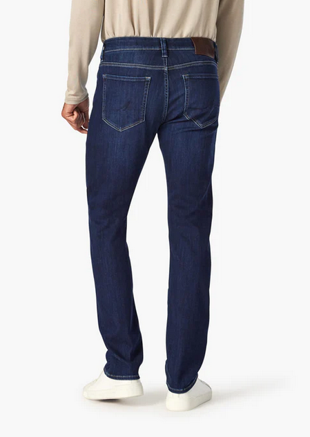 Cool Tapered Leg Jeans In Dark Brushed Refined - Caswell's Fine Menswear