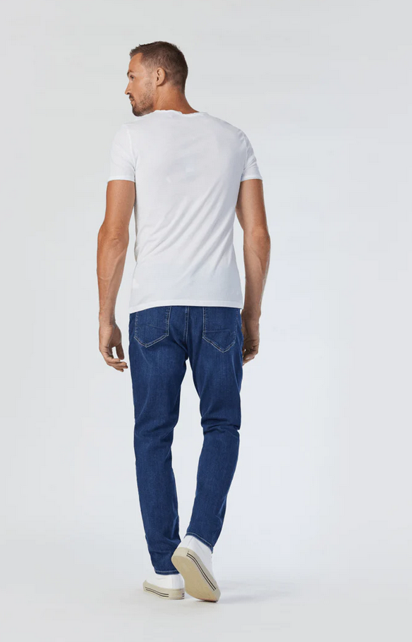 Steve Athletic Fit Jeans Dark Brushed Williamsburg - Caswell's Fine Menswear