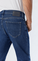 Steve Athletic Fit Jeans Dark Brushed Williamsburg - Caswell's Fine Menswear