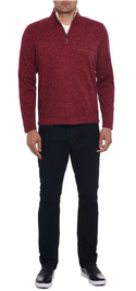 Sweater Virgo / Burgandy - Caswell's Fine Menswear