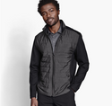 XC4® Performance Front-Quilted Jacket, Black - Caswell's Fine Menswear