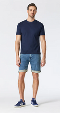 Brian 8" Inseam Shorts, Fog Blue - Caswell's Fine Menswear