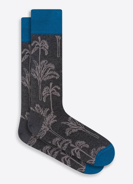 Socks Made in Italy, Charcoal - Caswell's Fine Menswear