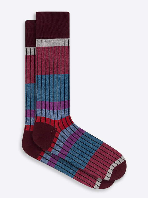Socks Made in Italy, Bordeaux - Caswell's Fine Menswear