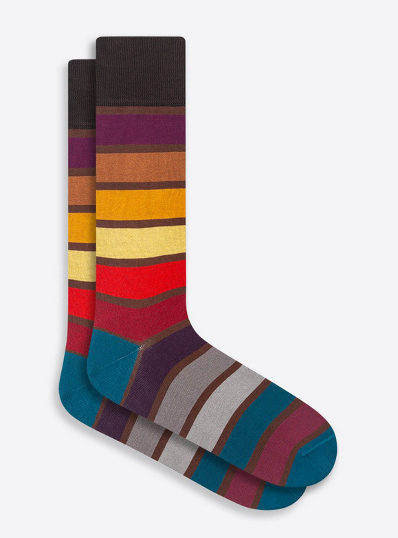 Socks Made in Italy, Chocolate - Caswell's Fine Menswear
