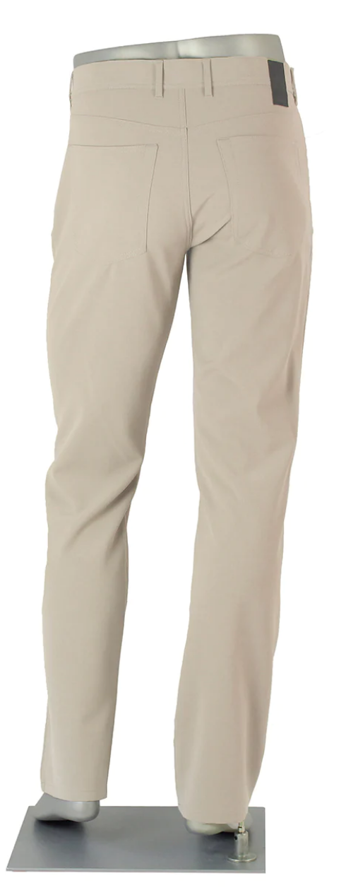 Ceramica 5 Pocket Pant in Pipe Regular Fit, Sand - Caswell's Fine Menswear