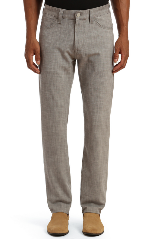 Courage Straight Leg Pants in Magnet Cross Twill - Caswell's Fine Menswear