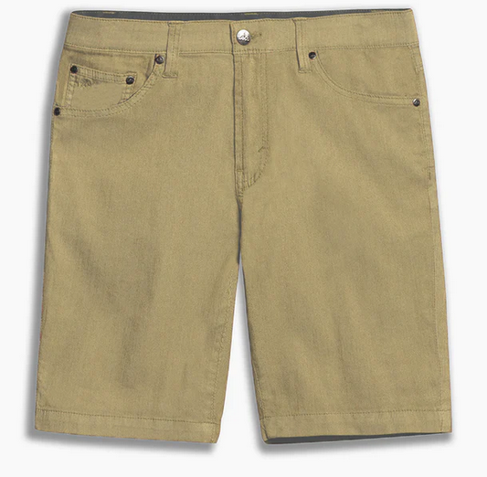 Dennis 5 Pocket Short, Corn - Caswell's Fine Menswear