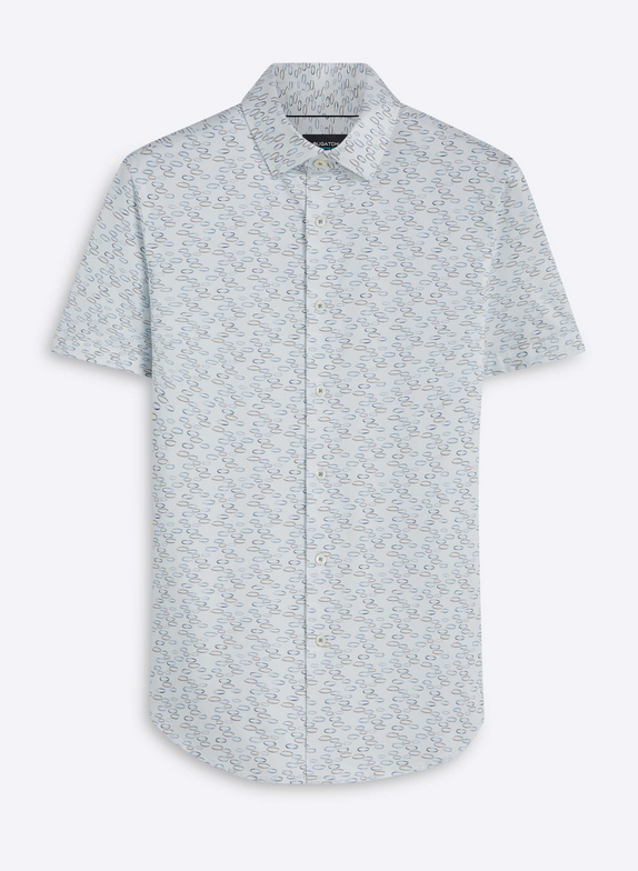 Ooohcotton Short Sleeve Shirt, Biscotti - Caswell's Fine Menswear