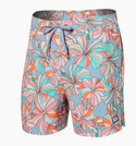 Oh Bouy Swim Trunks 5", Flower Pop- Multi - Caswell's Fine Menswear