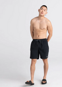 Oh Buoy Swim Trunks 7", Black - Caswell's Fine Menswear