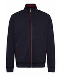 Sweatshirt Jacket, Navy - Caswell's Fine Menswear