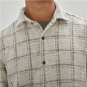 New London Overshirt, Light Beige - Caswell's Fine Menswear