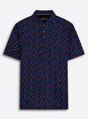 Digital Print Polo Shirt, Orchid - Caswell's Fine Menswear