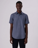 Miles Mandala Print Ooohcotton Shirt, Navy - Caswell's Fine Menswear