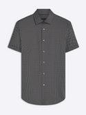 Miles Print Ooohcotton Shirt, Black - Caswell's Fine Menswear