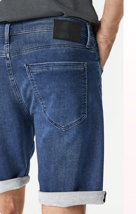 Brian 8" Inseam Shorts, Dark Brushed - Caswell's Fine Menswear