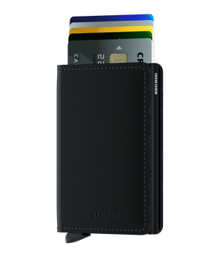 SECRID SLIMWALLET MATTE BLACK - Caswell's Fine Menswear