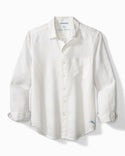 TOMMY BAHAMA SEA GLASS BREZZER LINEN SHIRT WHITE - Caswell's Fine Menswear